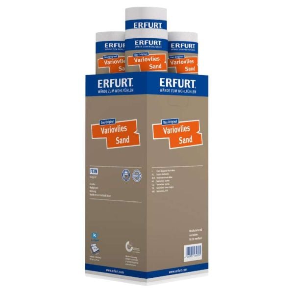 4 Rollen ERFURT Variovlies Sand 25 x 0,75 m (Karton)